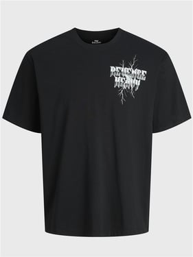 Jack & Jones Reaglerock Gallery Tee - Black - XL