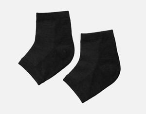 QE Home Hydraheel Spa Socks in Black