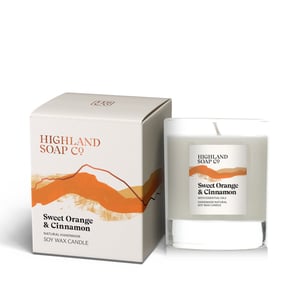 Sweet Orange & Cinnamon Soya Wax Candle - 30cl