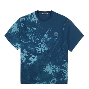 ST-95 x Anna Bergonzini Camouflage T-Shirt Blue