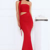 Aurora Darling Strapless Maxi Dress Red