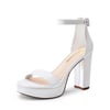 DREAM PAIRS Chunky Heel Platform Ankle Strap Sandals
