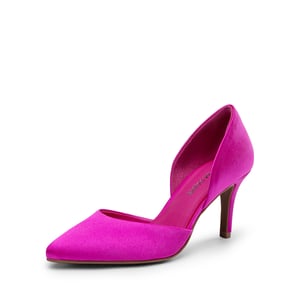 DREAM PAIRS Women   s Sophisticated V Cut Mid Heel Pumps