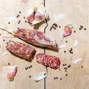 East Coast Cured Red Wine & Garlic Salami
