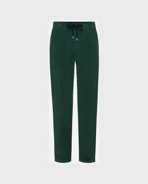 Vilebrequin - Men Large Lines Corduroy Jogger Pants Vintage - Jeans - Clemence - Green - Size 40