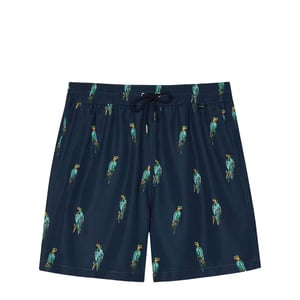 Paul Smith Parrots Print Swim Shorts Navy