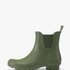 Women's Solid-Color Waterproof Rubber Rain Boots
