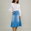 White Frill Floral Embroidered Blouse