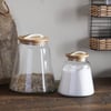 nkuku Chaaval Storage Jar | Kitchen Storage & Utility | Small | Clear