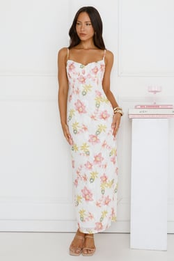 Luxe in Bloom Maxi Dress Print