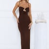 After Dark Edit Maxi Dress Brown