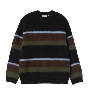 Carhartt WIP Merton Sweater Sundling Stripe Palisander