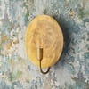 Larger Moon Wall Light in antique brass