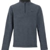 Weird Fish Newark 1/4 Zip Grid Fleece Navy Size L