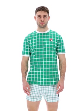 Freddie Check Contrast Rib T-Shirt - 3XL