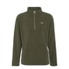 Barbour Essentials Half Zip Fleece Mid Olive