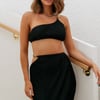 Make Me Feel Crop Black