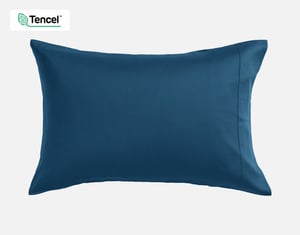 QE Home 350TC BeechBliss TENCEL™ Modal Pillowcases in Seaport (Set of 2), Blue, King