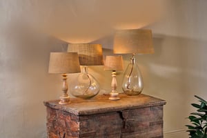 nkuku Dia Jute Lampshade | Shades | Extra Large | Natural