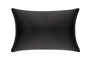 Charcoal Pure Silk Pillowcase - Standard / Without