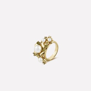 Garden Blossom Wide Ring - 7.5