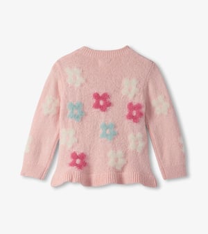 Baby & Toddler Girls English Rose Flowers Pretty Sweater