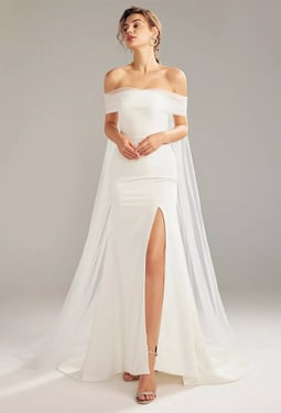 AW Mariah Wedding Dress & Wrap