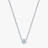 Solitaire Diamond Necklace - 0.10 CT