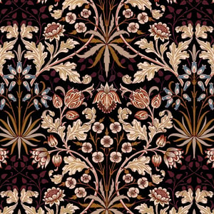 HYACINTH Wallpaper - Black
