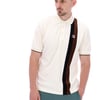 Terra Colour Blocked Velour Polo - M