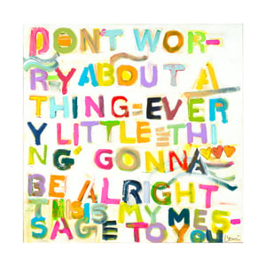 My Message To You Art Print