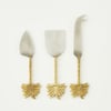 Palm Gold Cheese Knife Set (3-Piece)