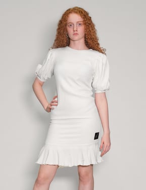 JEAN MUIR - Puffed Sleeve Dress