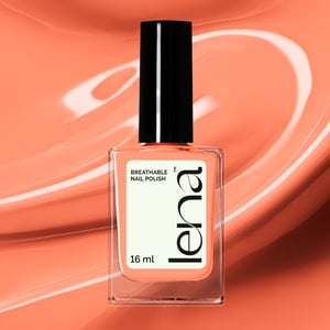 LENA Breathable & Water-Permeable Halal Nail Polish - Practice What You Peach - LE298