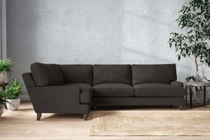 nkuku Marri Left Hand Corner Sofa | Make To Order | Grand | Recycled Cotton Lavender