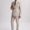 HM5 Stone Double Breasted Two Piece Suit