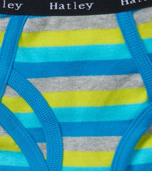 Boys Stripes 3 Pack Classic Briefs