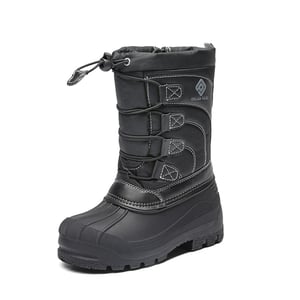 DREAM PAIRS Kids Waterproof Shell Bottom Snow Boots