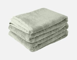 QE Home Modal Cotton Towels in Jadeite, Green, 16 x 30 in