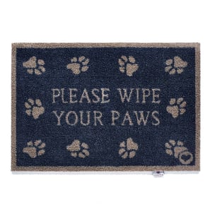 Pet 10 Navy Washable Doormat - 65x85cm