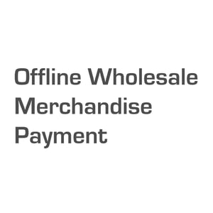 DREAM PAIRS Offline Wholesale Merchandise Payment
