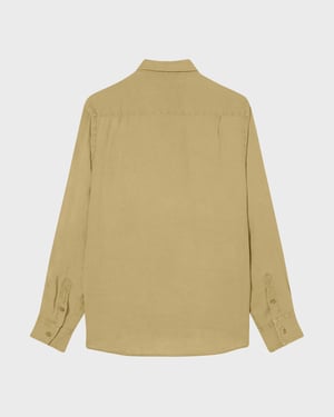Vilebrequin - Men Linen Shirt Natural Colors - Shirt - Caroubis - Brown - Size XXXL