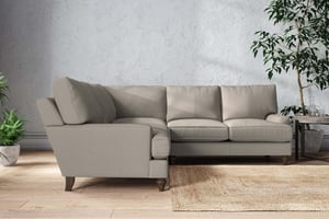 nkuku Marri Large Corner Sofa | Make To Order | Recycled Cotton Flax | No Colour