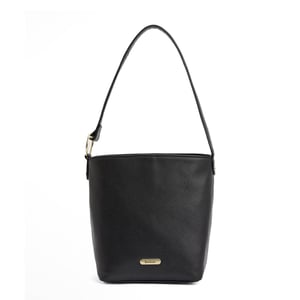 Barbour Womens Cedar Leather Bucket Bag Black