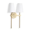 Brass Harmony Double Sconce