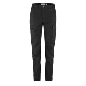 Fjallraven Womens Stina Trousers Short Leg Black