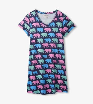 Women's Cottage Bears Polyknit Nightdress