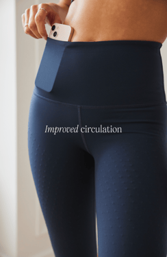 L'Original Lymphatic Leggings - navy / Full 27" / XL