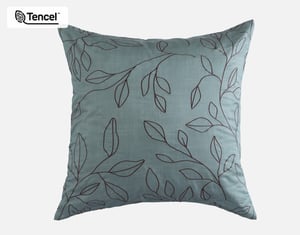 QE Home Appalachia Euro Sham, Botanical, Green, 26" x 26"