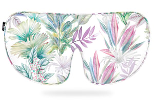 Iridescent Garden Silk Eye Mask